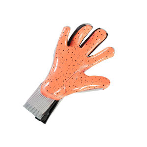 Gants de gardien de but de football de haute qualité en cuir respirant antidérapant avec fermeture à lacets Protection complète des doigts Entraînement en plein air - Product Image 4