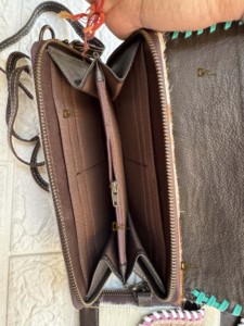 Pochette en cuir sculptée à la main sac à main élégant Western fleur conception étanche été mode pour les femmes usage quotidien - Product Image 6