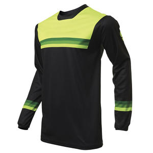 Camiseta de Motociclismo Personalizada con Etiqueta, Resistente al Viento, 100% Poliéster, para Carreras de Motocross, MTB, MX, BMX, con Protección - Product Image 4