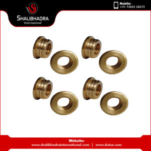 น็อตหัวหกเหลี่ยมตัวแทรกขนาดเล็กทำจากทองเหลืองสแตนเลสสตีล - Product Image 2