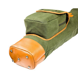 Logotipo personalizado impermeable Vintage de alta calidad Sunday Golf Club de cuero lona Golf llevar bolsas de pistola - Product Image 4