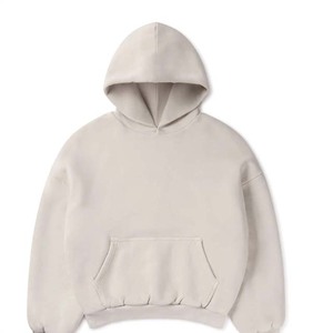 Sweat-shirt à capuche surdimensionné épais et lourd avec logo personnalisé 380GSM pour hommes sweat-shirt à épaules tombantes vêtements d'hiver OEM 100% coton - Product Image 1