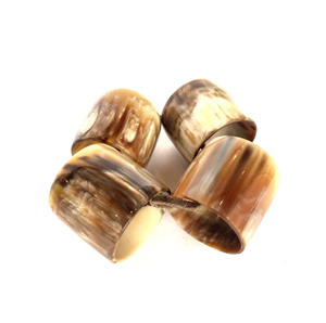 Rond de serviette en corne de buffle Corne en gros Rond de serviette de concepteur de haute qualité en corne Rond de serviette en corne fait - Product Image 2