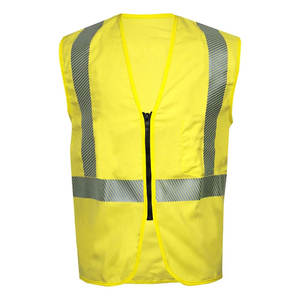 OEM Respirant Sécurité Réfléchissant Construction Sécurité Travail Porter Fermeture Éclair Gilet Veste pour Travailleur - Product Image 2