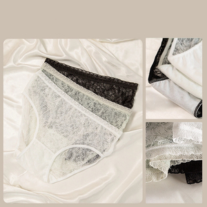 100% Katoenen Ijs Sexy Mid-Rise Hipster Ademend Zacht Gebreide Postpartum Slipje Hoge Elasticiteit Alledaagse Stijl Op Maat - Product Image 4