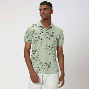 Camiseta de Verano para Hombre, Talla Grande, Tela Jersey ODM, Casual/Formal, Transpirable, de Secado Rápido, Antiarrugas, Manga Corta, Algodón/Bambú - Product Image 6