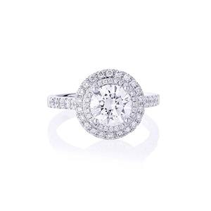 Anillo de compromiso Premium Lab Grown Diamond 10K Corte redondo de 1 quilate VVS2 E Color IGI Proveedor mayorista certificado - Product Image 3