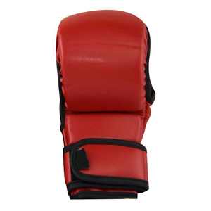 Guantes de MMA de cuero profesional de alta calidad hechos a medida con logotipo Guantes de gimnasio de entrenamiento transpirables al por mayor Nuevo precio bajo - Product Image 3