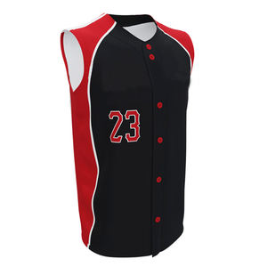 Conjunto de uniforme de béisbol cómodo para hombre, pantalones de Jersey transpirables de secado rápido con cuello en V, ropa deportiva de diseño personalizado con técnicas impresas - Product Image 4