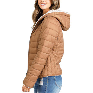 Doudoune à capuche design personnalisé ODM mode la plus populaire doudoune pour femme doudoune ajustée - Product Image 4