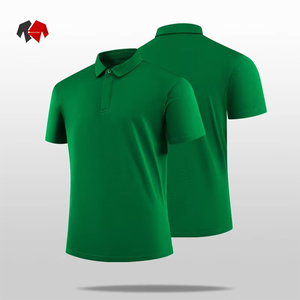 RYAN PRO GEAR, camiseta Polo de tela de Jersey de viscosa/poliéster teñida con hilo antiarrugas para hombre, Media manga con botones en la parte delantera - Product Image 2