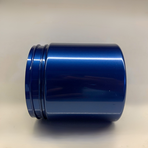 Pots cosmétiques en plastique PET bleu foncé à large bouche 200ml personnalisables pour crème pour les yeux, masque facial et gommages corporels à usage industriel - Product Image 2