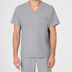 Tenues médicales unisexes en tissu tissé, ensembles médicaux, vêtements de travail, tenues d'hôpital, tenues de magasin d'animaux, tenues de travail pour femmes et hommes, style médecin - Product Image 5