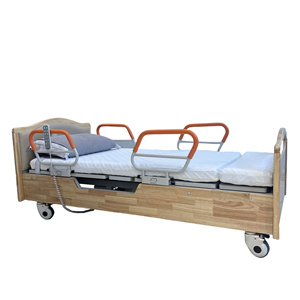 Cama de Hospital Ergonómica ECU PRO FAMILY 2 CTH ICU GD01, para Cuidado en el Hogar, Duradera, de Acero Inoxidable, ABS y Madera, Multiusos, 2 Años de Garantía - Product Image 2