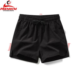 Logo personnalisé Designer Basketball Sports Shorts pour hommes Mesh avec poche Double couche Workout Jogger Compression Shorts Adulte - Product Image 4