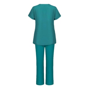Conjunto de Uniforme Médico Ligero para Mujer con Tela Transpirable, Pantalón con Cintura Elástica y Tecnología Antipinchazos para Hospital - Product Image 2