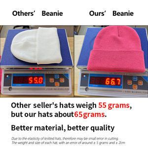 Venta al por mayor caliente sombrero fabricante logotipo personalizado bordado 60 colores invierno tejido Beanie Cap Beanie sombreros de alta calidad - Product Image 6