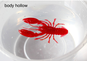 เหยื่อตกปลาพลาสติก PVC รูปกุ้งน้ำจืด13กรัมเหยื่อปลอมเลียนแบบสูงสำหรับจับปลาในแม่น้ำเหยื่อกุ้งกระป๋องขนาดใหญ่ - Product Image 3