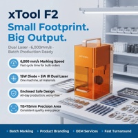 Máquina de Grabado Láser Comercial XTool F2 para Pequeñas Empresas, Fabricación Personalizada y Producción por Lotes