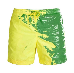 Summer Beach Swim Shorts Ligero Profesional Elástico Secado rápido Anti-UV Poliéster/Algodón En stock Traje de baño para hombre con bolsillo - Product Image 1