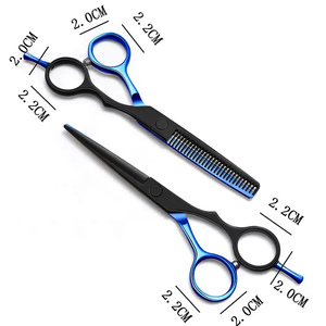 ชุดกรรไกรปลายใบมีดแบบตรงสำหรับร้านตัดผมและร้านเสริมสวย - Product Image 5
