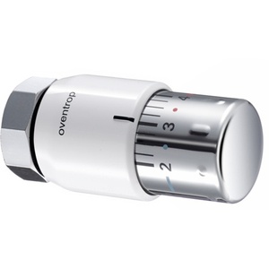Termostato Uni SH con Posición Cero Blanco/Cromado para Válvulas de Control - Product Image 1