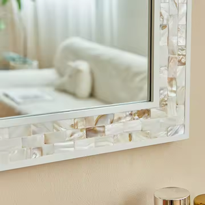 <b>Mirror</b> Modern Style <b>Wall</b> Hanging Decorative <b>Bathroom</b> <b>Mirror</b> by crescent crafts - Product Image 2