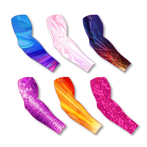 Mangas de Compresión para Ciclismo y Running, Diseño Personalizado con Sublimación, Protección UV, Mangas de Compresión/Calentadores de Brazos - Product Image 4