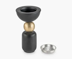 ที่ใส่ธูปโลหะแบบทันสมัยพร้อมทองสีดำ - Product Image 3