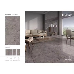 Calacatta มันวาวหรูหรากระเบื้องพอร์ซเลนสีขาว60x120ซม. Porcelanato ขัดเงาการออกแบบที่ทันสมัยทนต่อการสึกหรอพื้นห้องน้ำ - Product Image 6