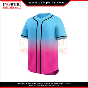 Uniforme de béisbol sudadera calor sublimado impreso malla transpirable hombres bordado personalizado béisbol Jersey - Product Image 2