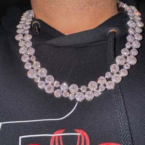 Cadena Cubana de Plata S925 con Incrustaciones de Moissanita VVS, Estilo Hip Hop, 3 Filas, 14mm-20mm, 100g, para Hombre, 16-18mm - Product Image 2