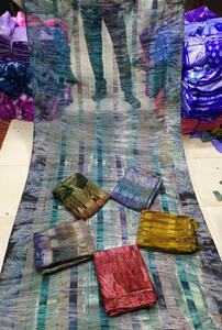 Toub Sudanés para Mujer al por Mayor de Fábrica, Alta Calidad, Estampado Digital Budra, 100% Poliéster, Ligero, Antiestático, Chifón, Thobe - Product Image 5