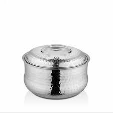 จานหม้อปรุงอาหารสเตนเลสสตีลพรีเมี่ยมพร้อมโครงสร้างที่หนักหน่วงและการออกแบบที่หรูหราสำหรับห้องครัวที่ทันสมัยและบริการบุฟเฟ่ต์ - Product Image 4