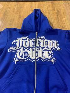 Sudaderas con Capucha para Hombre, Estilo Urbano, de Alta Calidad, Estampado Puff, Tejido Grueso de 450 GSM, Felpa de Algodón, Sudaderas y Hoodies para Hombre - Product Image 3