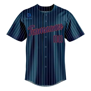 2024 Men S Custom Design Custom Logo Cheap Blank Sublimation Baseball Jersey Shirts Embroidered Unisex OEM Customized