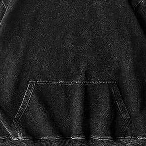 Cotton Blended Unisex Heavyweight Hoodies Oversized Men's Fleece with Solid Print Patterns Custom Embroidered Hoodies - Product Image 5