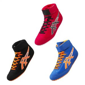 Cómodas botas de boxeo de alta calidad, zapatos de boxeo de bajo peso para hombres, venta al por mayor, botas de artes marciales para jóvenes, botas de boxeo multicolor - Product Image 5