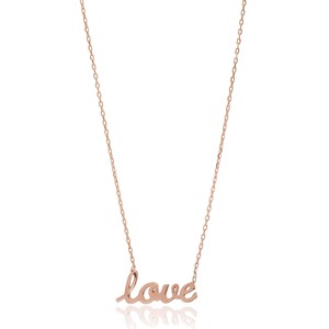 Collier avec pendentif en forme de lettre d'amour, fabrication artisanale turque, bijoux en argent sterling 925, vente en gros - Product Image 1