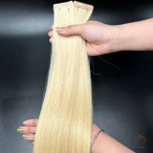 Nueva moda virgen vietnamita doble dibujado pelo cinta recta Natural en extensiones de cabello humano al por mayor - Product Image 2