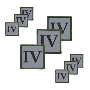 PWRR vert/bronze crochet et boucle TRF 3 Pack personnalisé couleur verte et broderie TRF Badges 2025 - Product Image 3