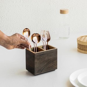 Soporte para Cubiertos de Madera de Mango Personalizable, Ecológico, Duradero, Diseño Pintado a Mano, Práctico para Uso Diario, Reposacucharas de Cocina, Apto para Lavavajillas - Product Image 1