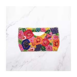 BOLSO DE MANO Y CLUTCH PERSONALIZADO CON Cuentas HECHO A MANO ESPECIAL DE NAVIDAD para FIESTAS DE NAVIDAD Y AÑO NUEVO - Product Image 4