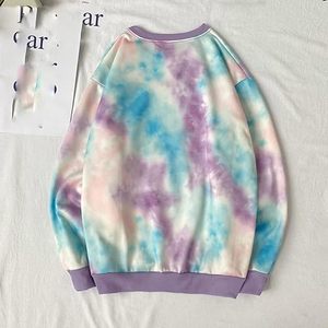 Sudadera personalizada Tie Dye Printing Sweat Shirt Hombres y Sudadera con capucha Sudadera de diferentes colores Sudadera Hombres Mujeres Impreso - Product Image 3