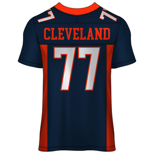 Camiseta de fútbol de malla negra nueva al por mayor para hombre, ajuste cuadrado personalizado con manga corta transpirable y características impresas de talla grande - Product Image 5