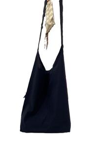 Bolsas cruzadas de lona de algodón indio para mujer colores personalizados logotipo impreso rayas fabricante India exportado promocional - Product Image 2