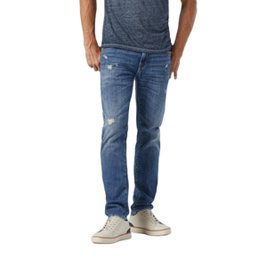 Vente en gros d'usine de pantalons Hip Hop grande taille pantalons en denim déchirés jeans empilés de créateur personnalisé jeans pour hommes déchirés service OEM - Product Image 1