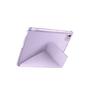 Étui Netzy 2025 M3 pour iPad Air 11 SAFA avec support pliable triple, porte-crayon, or rose, en TPU, PU et PC, design protecteur - Product Image 5
