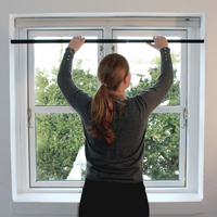 Cortina Opaca Portátil y Removible para Dormitorio, Fácil de Instalar, Sin Perforaciones, Oscurecimiento Medio, Sin Daños
