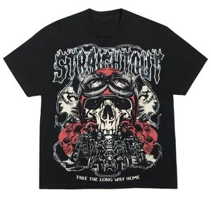 Camiseta personalizada con estampado de algodón 100% gráfico de gran tamaño, patrón sólido, tela de Color DTG, lavable frontal informal - Product Image 4